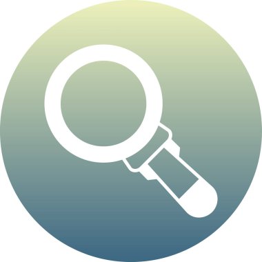 Büyüteç simgesi. vektör illüstrasyonu