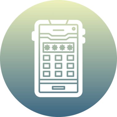 vektör cep telefon simgesi