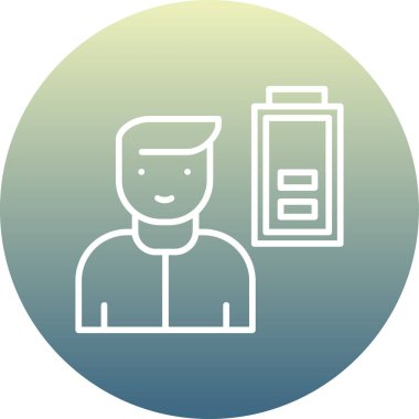 Modern b 'nin vektör illüstrasyonu eksik simgesi