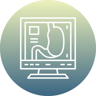 Bilgisayar. Web simgesi basit illüstrasyon