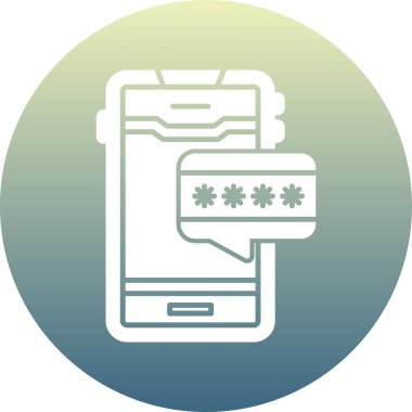 akıllı telefon simgesi vektör illüstrasyonu