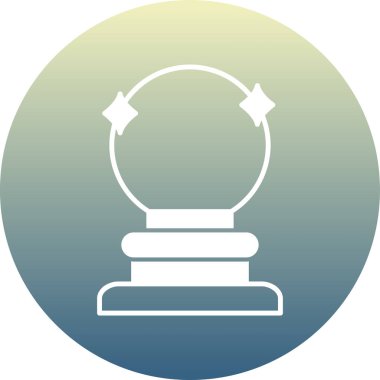 kupa ikonu vektör illüstrasyon tasarımı