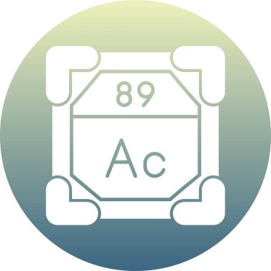 Bir simgenin vektör illüstrasyonu