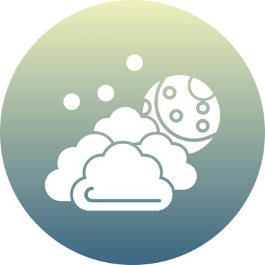 Bulutun vektör illüstrasyonu