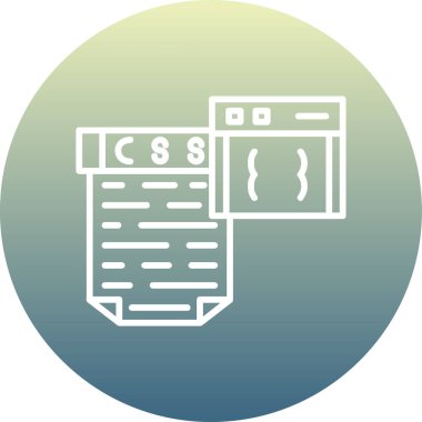 Web kodlama vektör simgesi modern tasarım