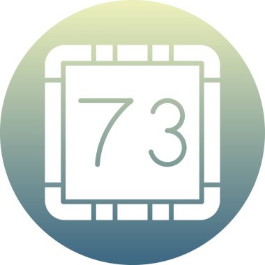 Takvim simgesi vektör illüstrasyonu