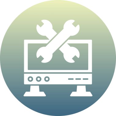 seo modern simgesinin vektör illüstrasyonu