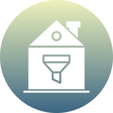 ev simgesi vektör illüstrasyonu