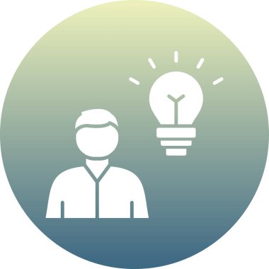 İnsan simgesinin vektör illüstrasyonu