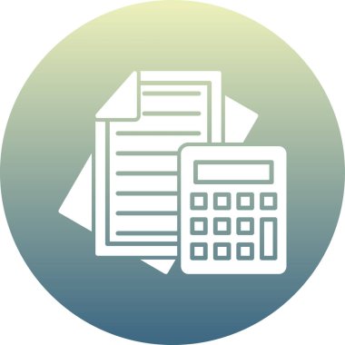 Moda Biçiminde Hesaplayıcı Simgesi İzole Arkaplan