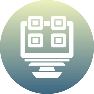 seo modern simgesinin vektör illüstrasyonu