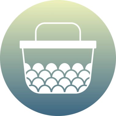 Sepet Simgesi vektör illüstrasyonu