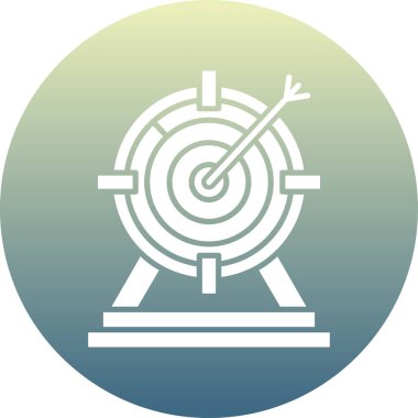 Bir pusula simgesinin vektör illüstrasyonu