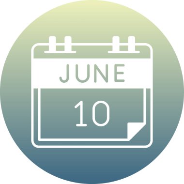 Tek bir günlük takvimde 18 Haziran tarihi