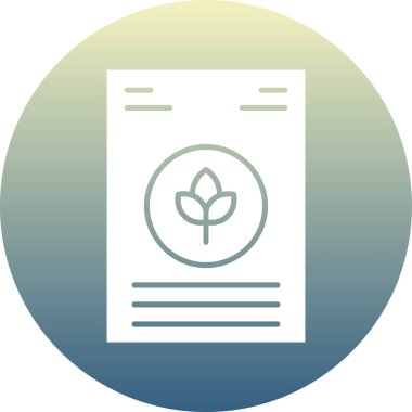 Bir ağaç simgesinin vektör illüstrasyonu