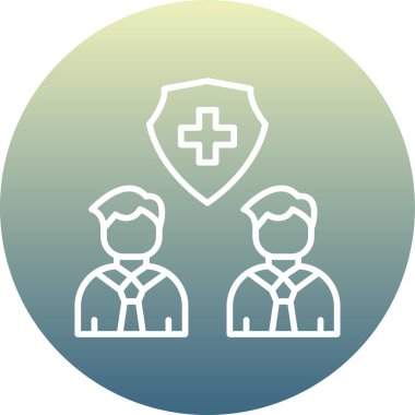 İnsan simgesinin vektör illüstrasyonu