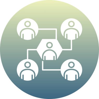 şebeke. Web simgesi basit illüstrasyon