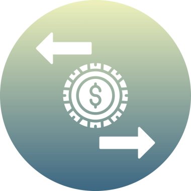 Değişim. Web simgesi basit tasarım