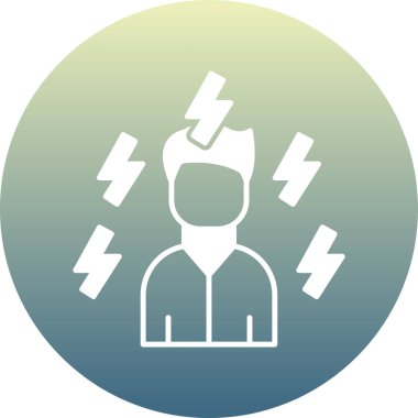 Moda stili izole edilmiş arkaplanda yıldırım simgesi