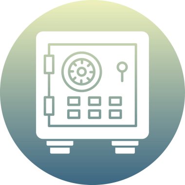 Modern b 'nin vektör illüstrasyonu radyo simgesinden yoksundur