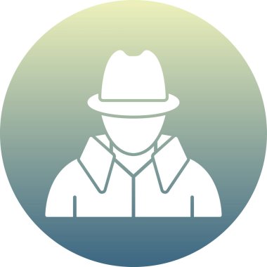 man simgesi vektör illüstrasyonu