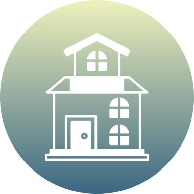 Bir binanın vektör illüstrasyonu