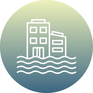 Şehrin simgesi. vektör çizim