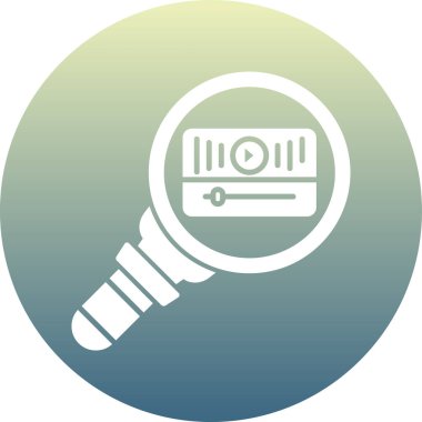 Modern simgenin vektör illüstrasyonu