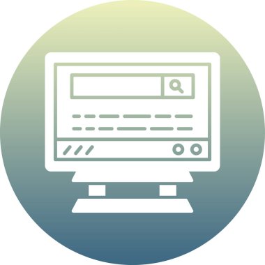 seo modern simgesinin vektör illüstrasyonu