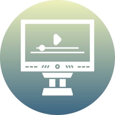 izleyici ikon vektör illüstrasyonu