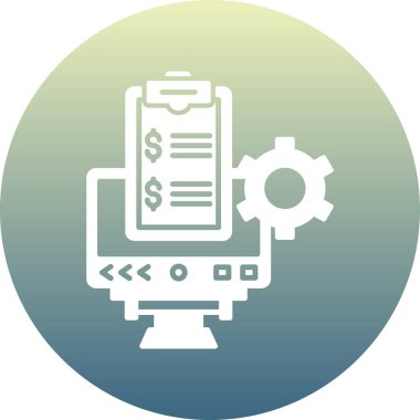 seo modern simgesinin vektör illüstrasyonu