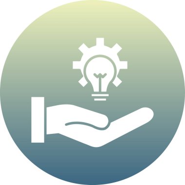 servis düz yuvarlanmış vektör simgesi