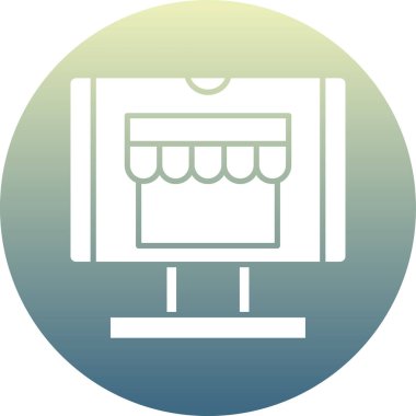 Seo simgesinin vektör illüstrasyonu,