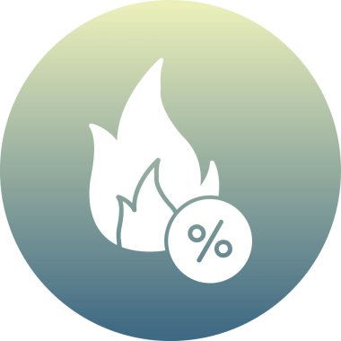 Moda Biçiminde İndirim Simgesi İzole Arkaplan