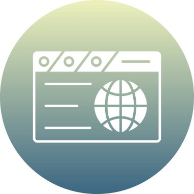 seo modern simgesinin vektör illüstrasyonu