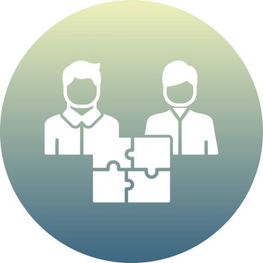 iş takımı simgesi vektör illüstrasyonu