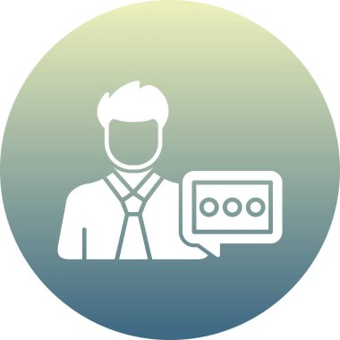 İş ve finans simgesinin vektör illüstrasyonu