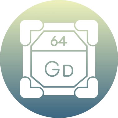 Modern bir simgenin vektör illüstrasyonu