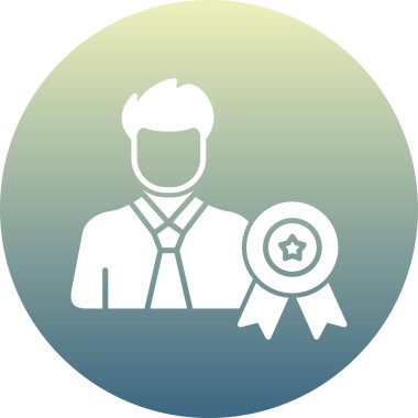 rozet simgesi, vektör illüstrasyon tasarımı