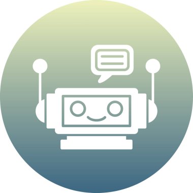 Bir robotun vektör çizimi