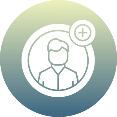 Kullanıcı simgesinin vektör çizimi