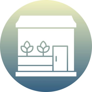 Ev simgesinin vektör illüstrasyonu