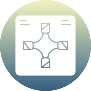 Web simgesi vektör illüstrasyonu