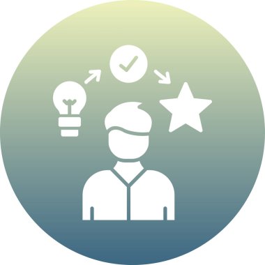 iş simgesi vektör illüstrasyonu