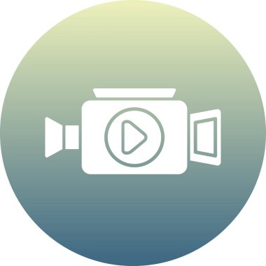 kamera vektör simgesi düz simge