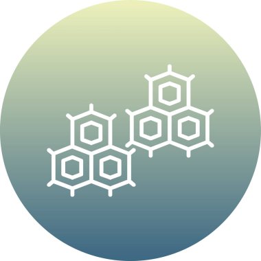 Bir kimyasal simgenin vektör illüstrasyonu