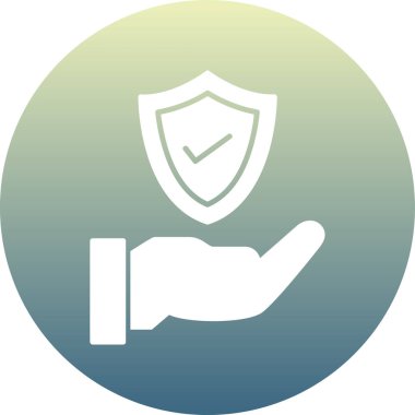 kalkan ikon vektör illüstrasyonu