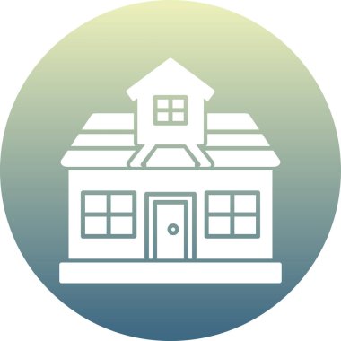 ev simgesini, basit vektör çizim