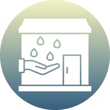 Bir su musluğunun vektör çizimi