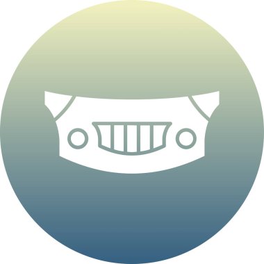 Bir motosiklet simgesinin vektör çizimi